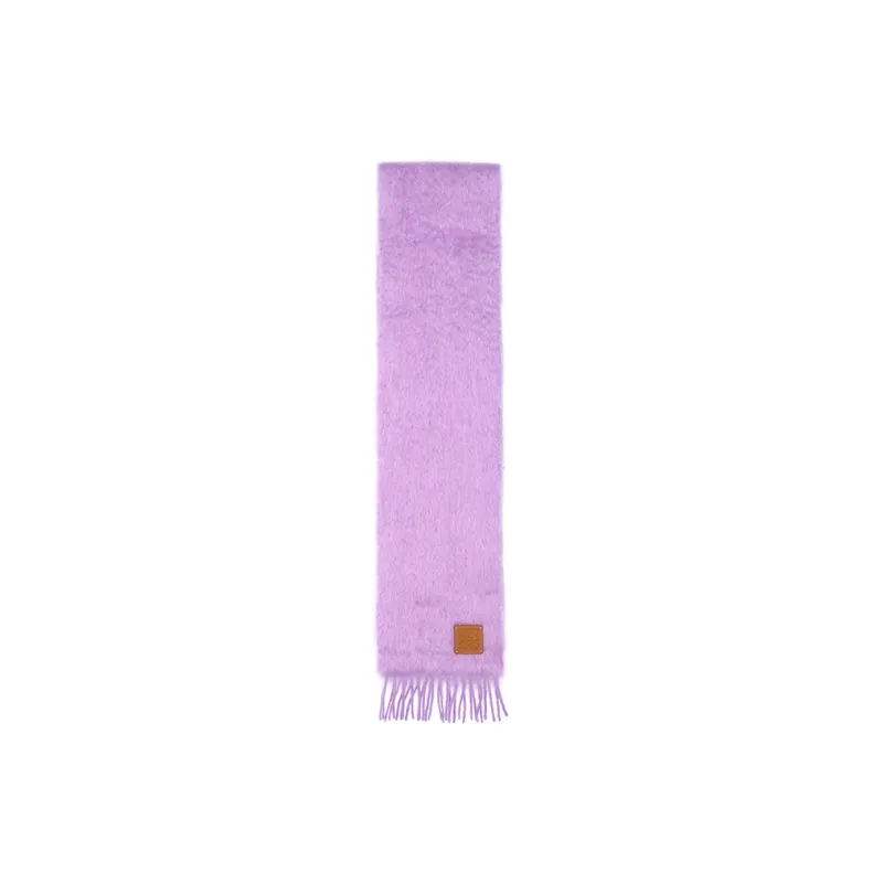LOEWE Knit Scarves Women's Purple-0