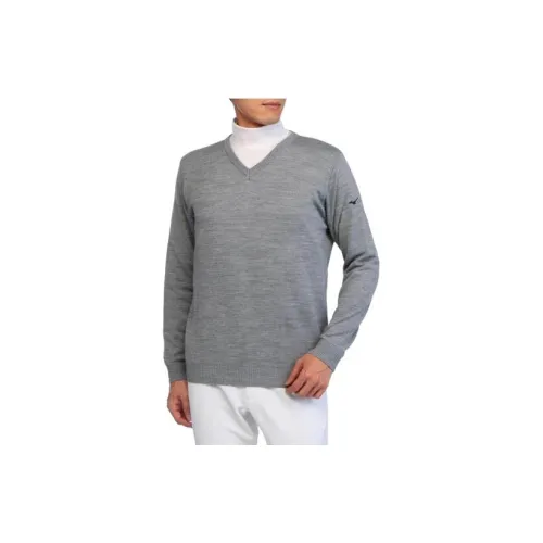 Mizuno Sweaters Men Gray