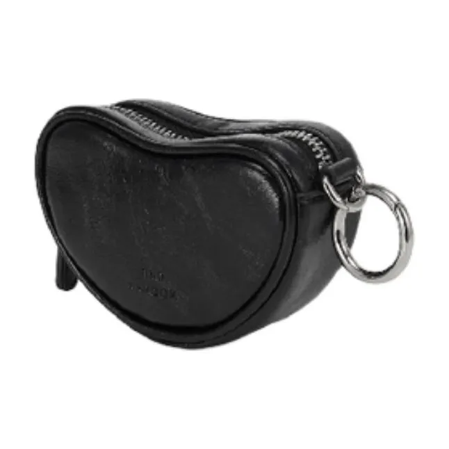 FIND KAPOOR Artificial Leather Clutch Coin Purse Mini Women's White/Black/Silver/Pink-8