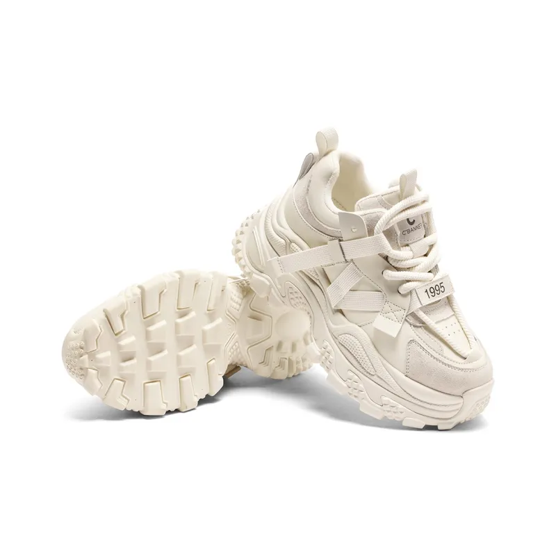 C°BANNER Height Increasing Warmth Low-Top Chunky Sneakers Women's-8