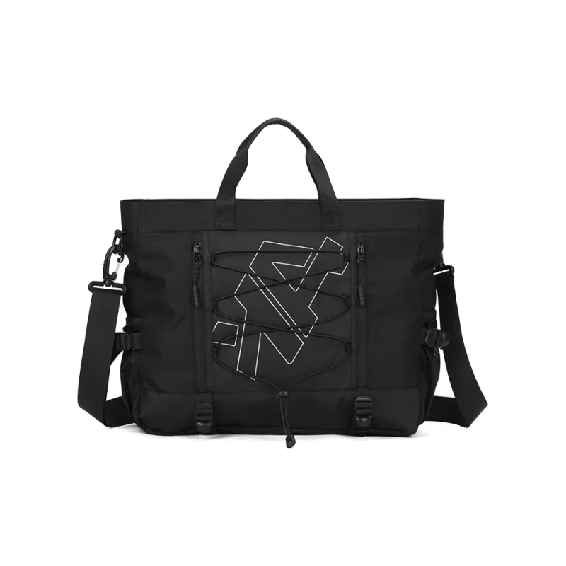 AOKING AK Polyester Travel Bag, One Shoulder Handbag Regular Unisex Black, Gray-7