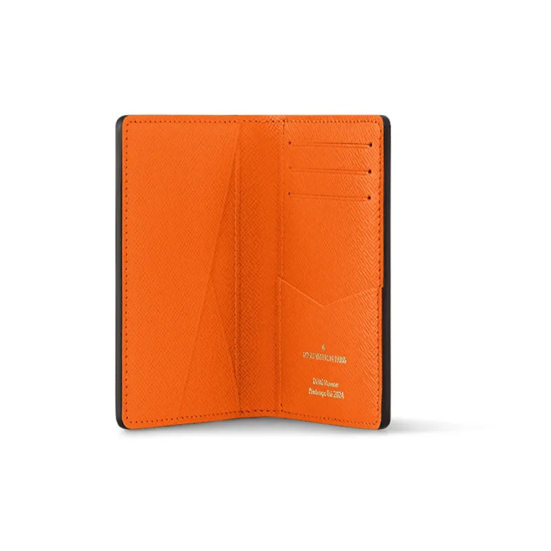 LOUIS VUITTON Pocket Organizer Damier Pop Orange-3