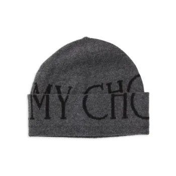 Jimmy Choo Wool Beanies Women's Gray