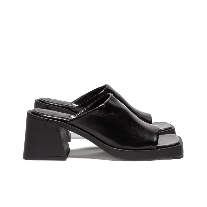 MIISTA Abrasion-Resistant Slide Slippers Women's Black-1