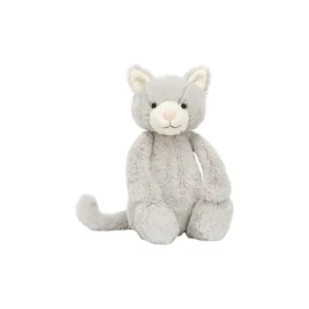 JELLYCAT Bashful Grey Kitty Plush Toy