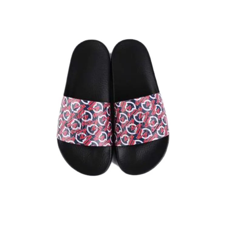 Moncler Slide Slippers Men's Black-4