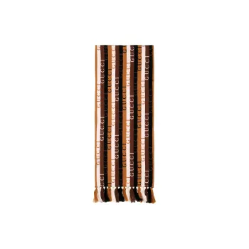 GUCCI Knit Scarves Unisex Brown