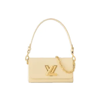 LOUIS VUITTON Twist Epi Leather Handbag Shoulder Bag Women's Banana Yellow