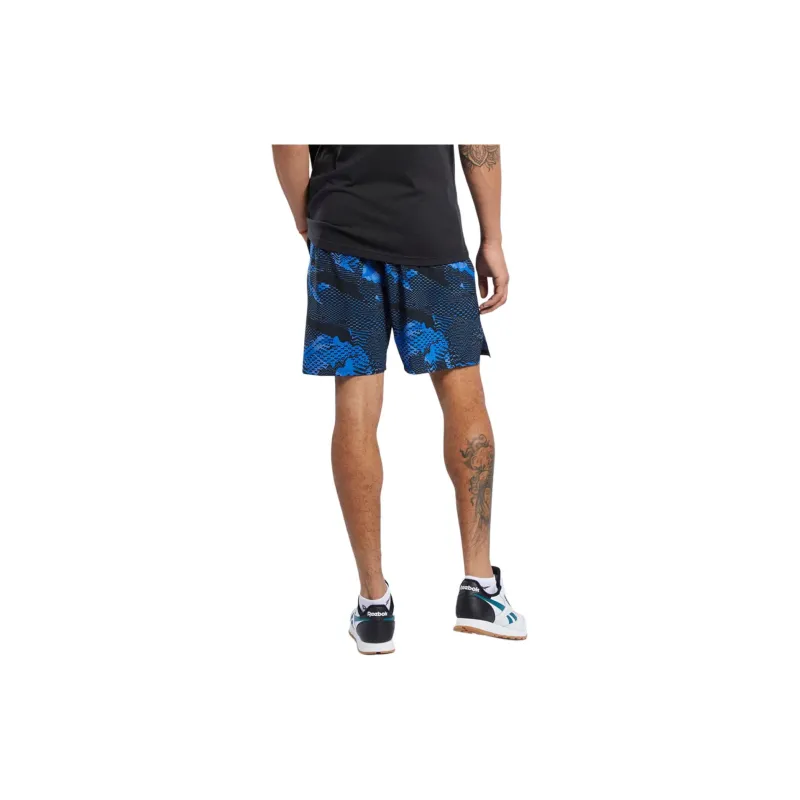 Reebok TS Speed Short AOP 6MO Casual Shorts Men's Blue-1