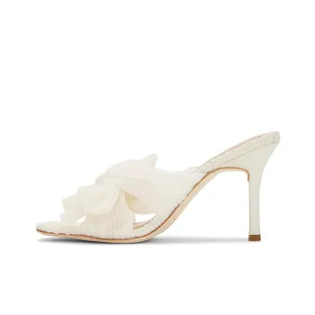 Loeffler Randall Slide Slippers Women's White