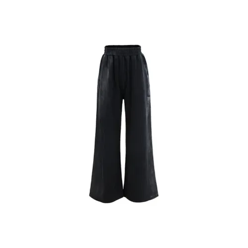 URBAN REVIVO Casual Pants Women's Jet Black