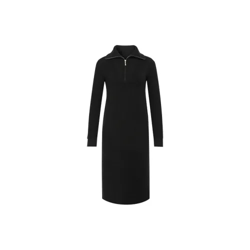 Brother is really good Long-Sleeved Dresses Women's Black