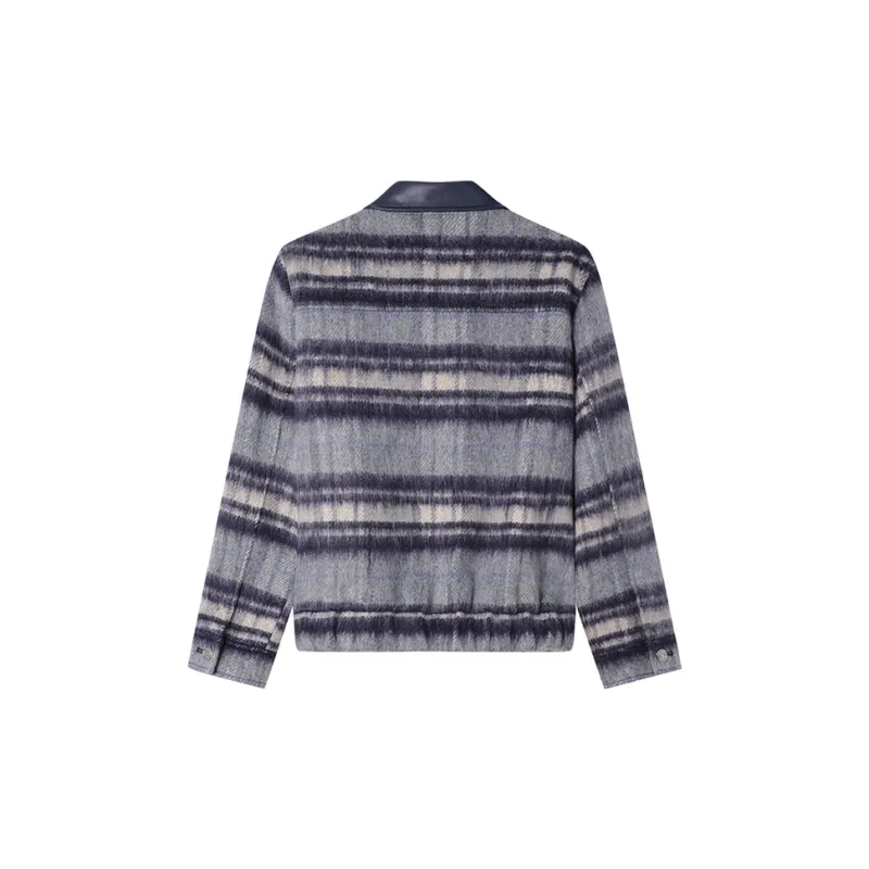 LOUISY AO Cropped Coats Women's Blue-1