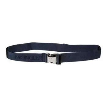 Moncler Belt Men's Blue Width: 4CM