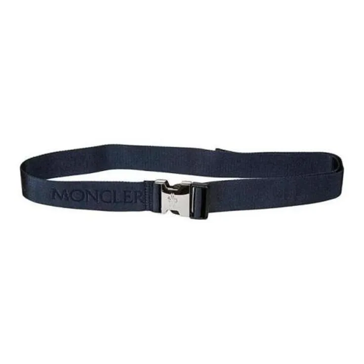 Moncler Belt Men's Blue Width: 4CM-0