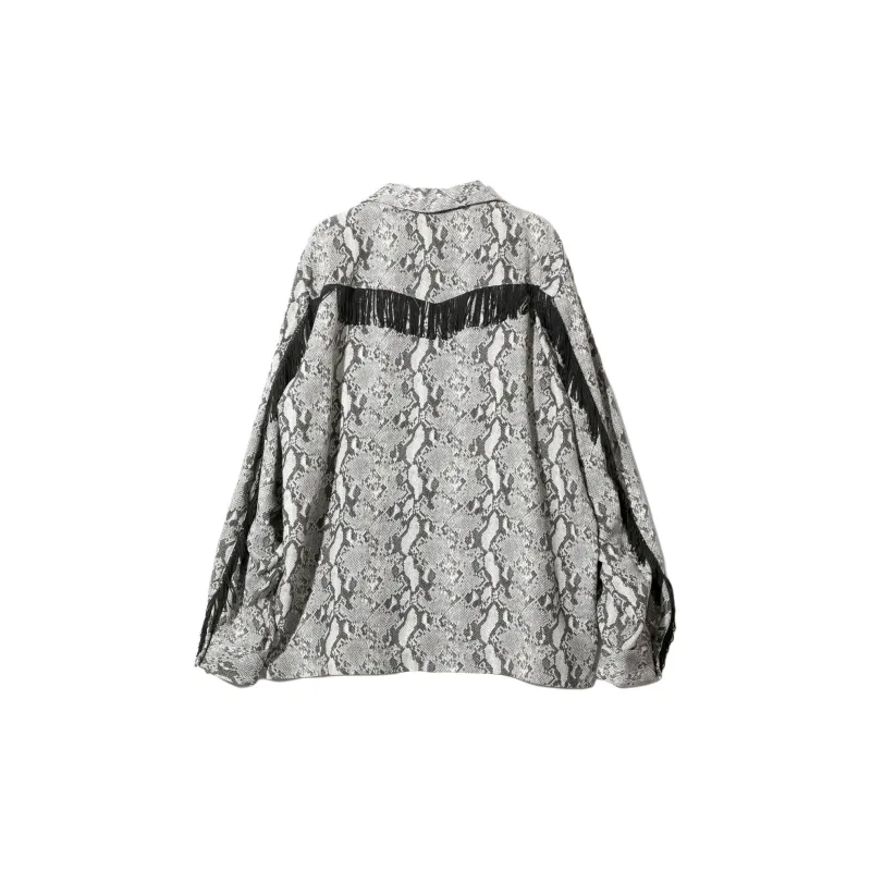 Needles Snakeskin print Shirt-1