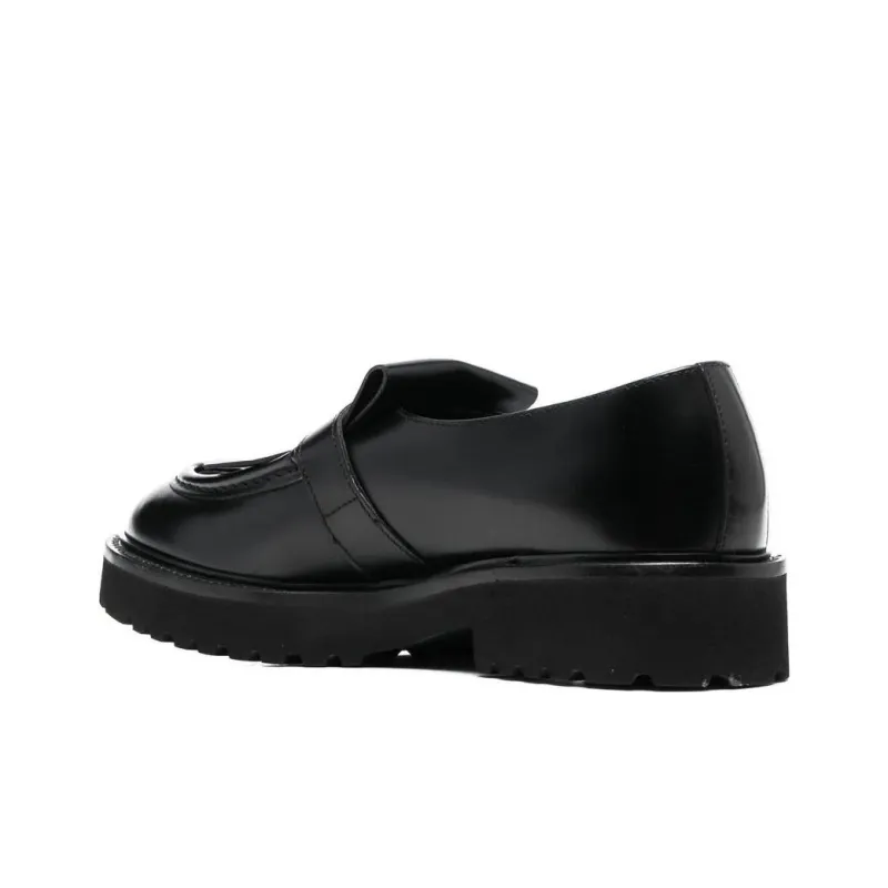 DOUCAL'S Fringed Leather Loafers Women's-3