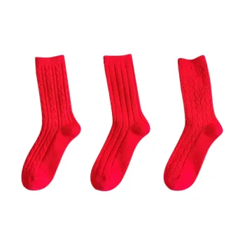 Cheemy Free Versatile Comfortable Skin-Friendly Crew Socks Women's 3 Pack