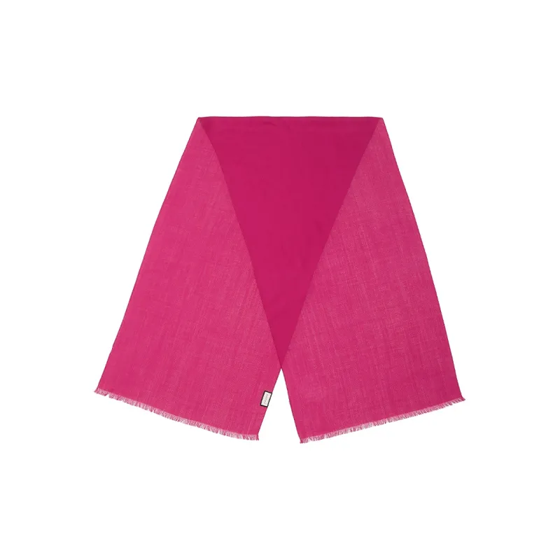 GUCCI Knit Scarves Unisex Fuchsia-2