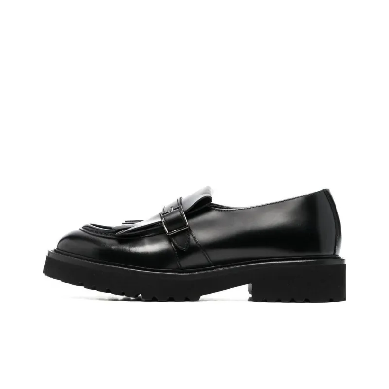 DOUCAL'S Fringed Leather Loafers Women's-0