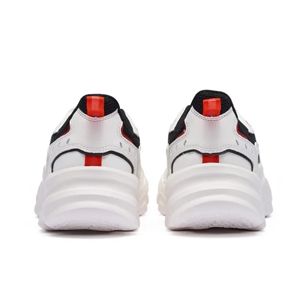 361° Cloud Anti Slip Wear Resistant Low Top Casual Shoes Men's White Black-3