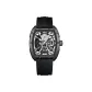Black Case Black Dial Black Rubber Strap