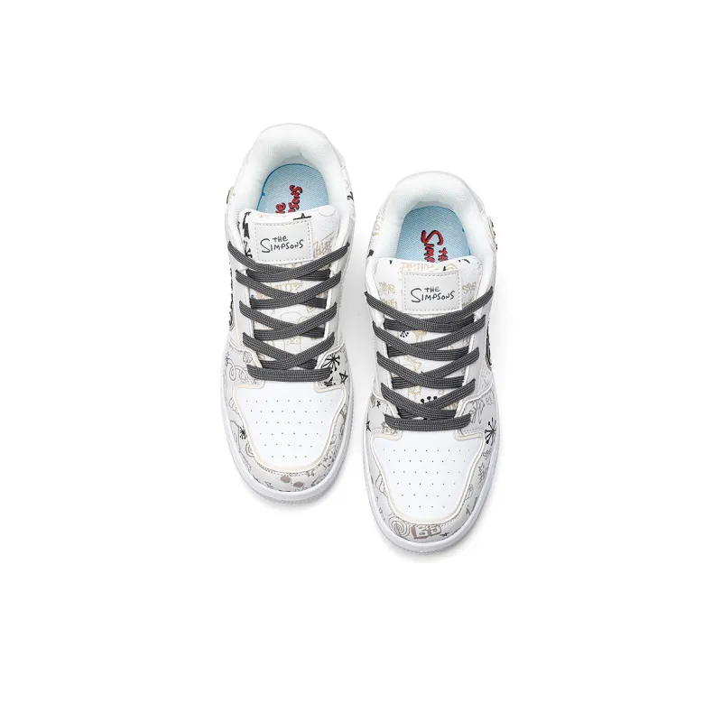 The Simpsons Canvas Shoes Unisex Low Top White Blue/Beige Apricot/Apple Green/Candy Pair/Khaki Gray/Tomato & Egg/Avocado Green-3
