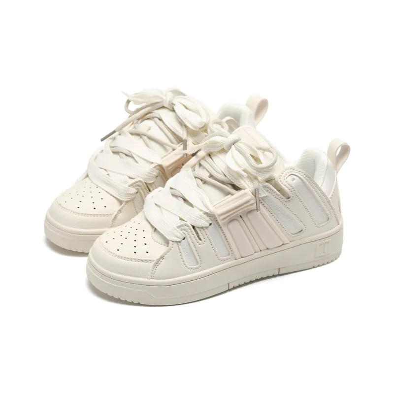 Circle Small Cushioning Coverage Height Increasing Lightweight Breathable Low Top Skateboard Shoes Women's-7