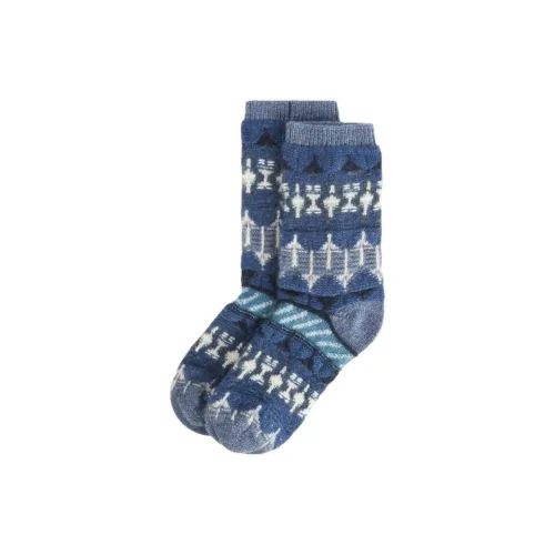 Loro Piana wiburg Socks Knee-High Socks Women's 1 Pack Blue