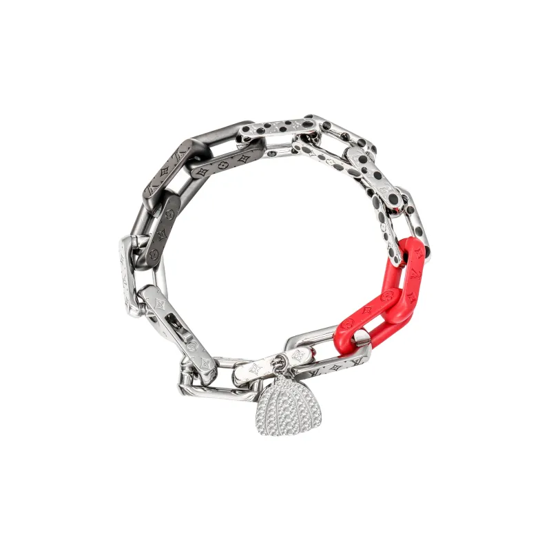 LOUIS VUITTON X Yayoi Kusama Monogram Chain Bracelet-0