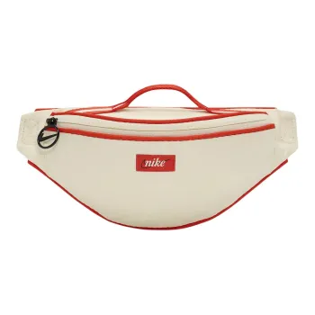 Nike Polyester One Shoulder Crossbody Fanny Pack Regular Women's Beige Red