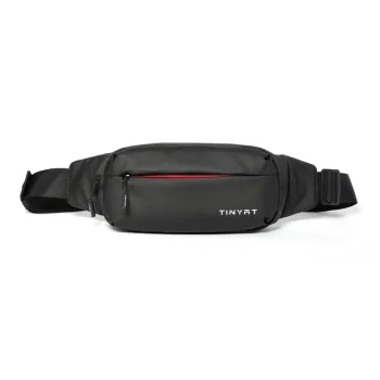 TINYAT Membrana Dermalis Fanny Pack Unisex Black/White/Gray/Pink