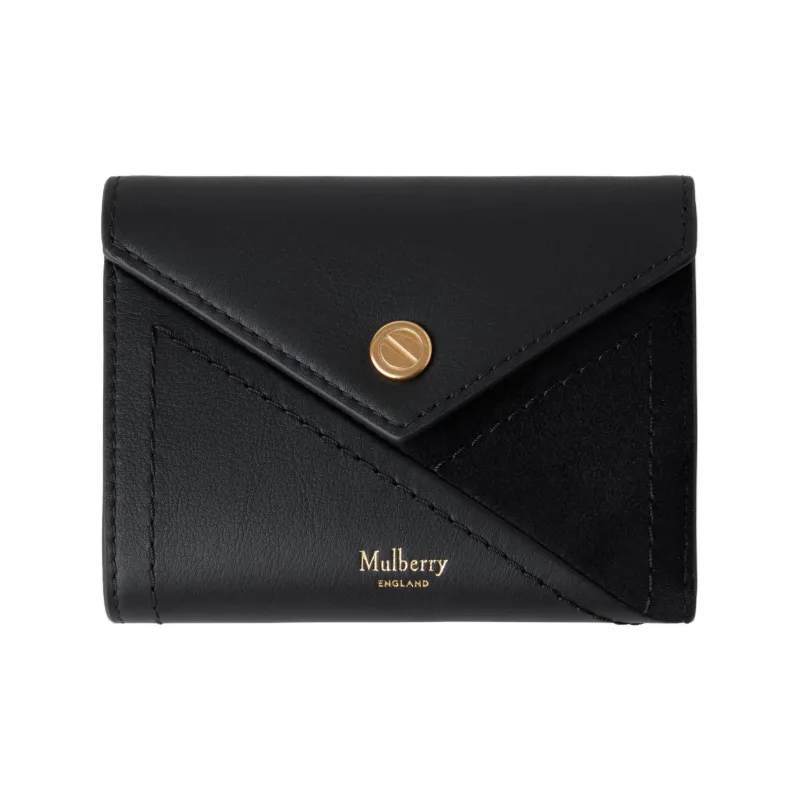 Mulberry M Zipped Tri-fold Leather Wallet-0