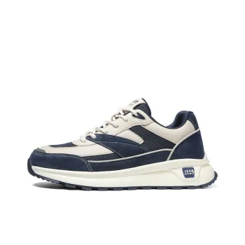 JEEP SPIRIT Cushioned Slip Resistant Lightweight Rebound Low Top Casual Shoes Men's Fury Blue
