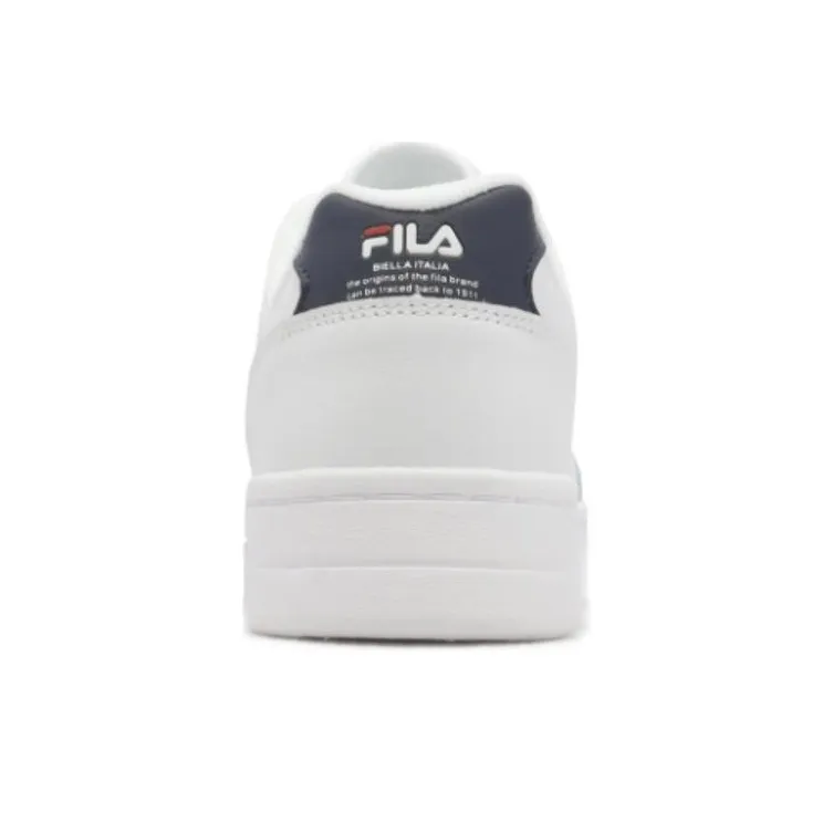 FILA Coutr Lu Coverage Wear-Resistant Low-Top Skateboard Shoes Unisex White-4