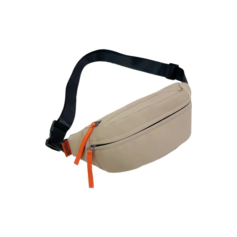 BALANG Composite Nylon Cloth Fanny Pack Unisex Black/Yellow/Khaki/Green/Ecru-4