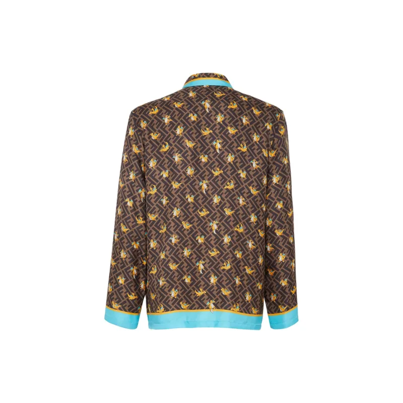 FENDI x POKÉMON SS24 Shirt Men's Brown-1