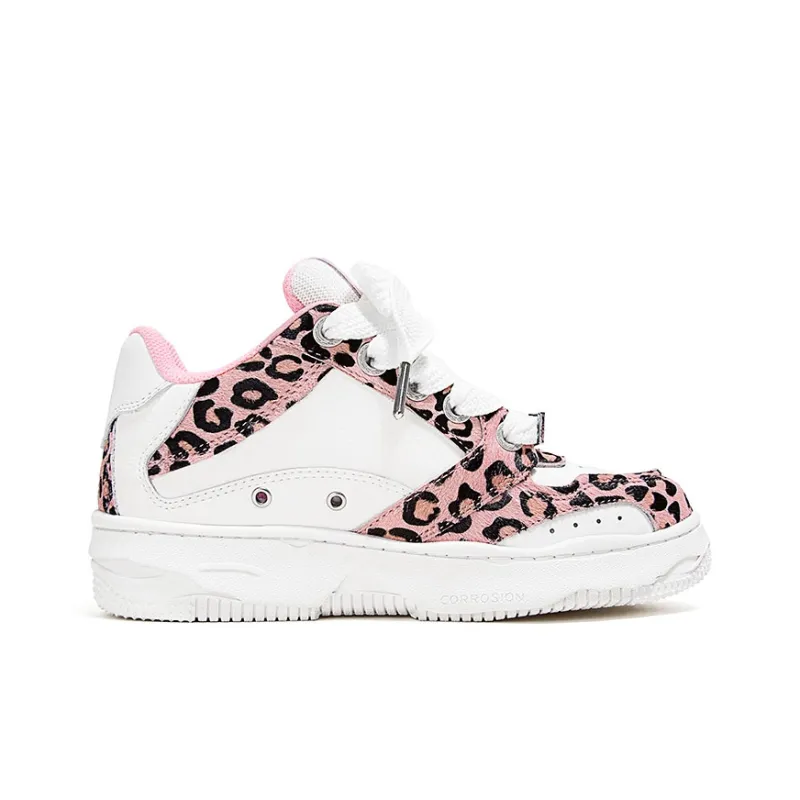 YJ YUAN-2.0 Collection Wear-Resistant Low-Top Skateboard Shoes Unisex Pink-1