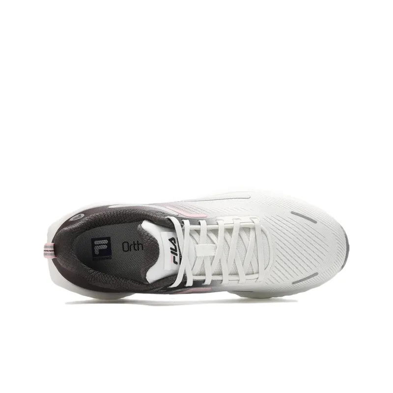 FILA SPD CHEETAH Anti-Slip Wear-Resistant Low-Top Casual Running Shoes Women's Gray White-2