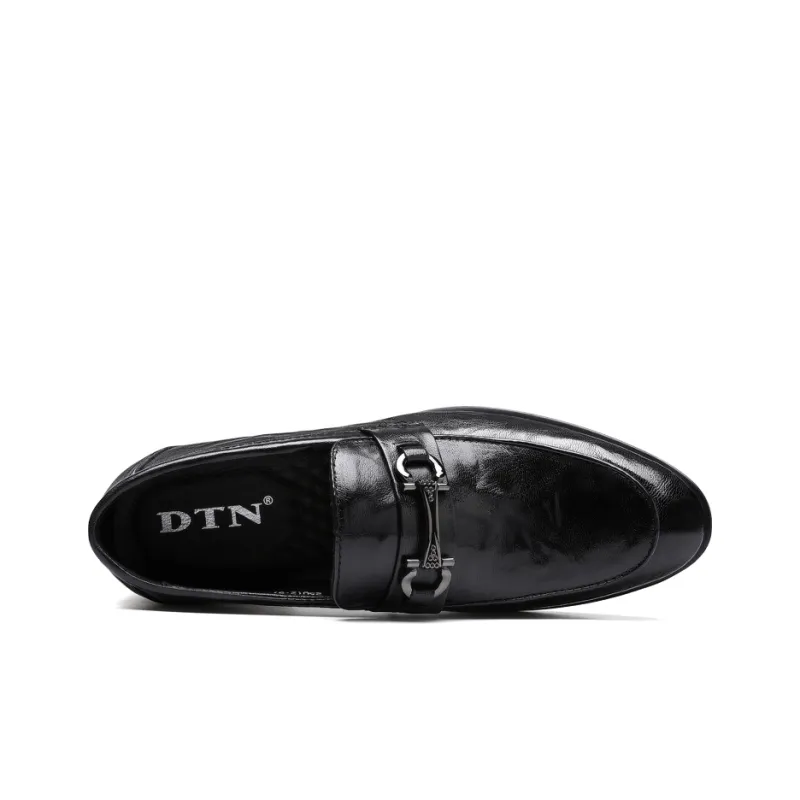 DTN Dress Shoes Men Low Top Black-2