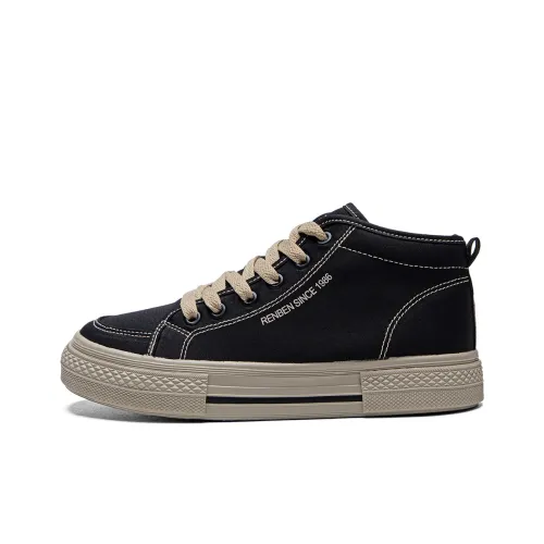 RENBEN Canvas Shoes Unisex High-Top