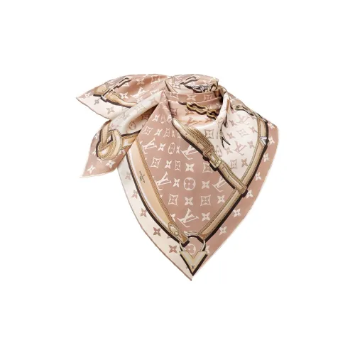 LOUIS VUITTON Unisex Silk Scarf