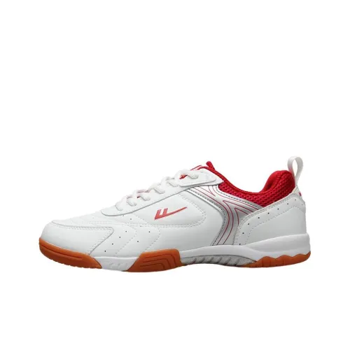 Warrior Cushioning Slip Resistant Low Top Training Shoes Unisex White Dark Blue