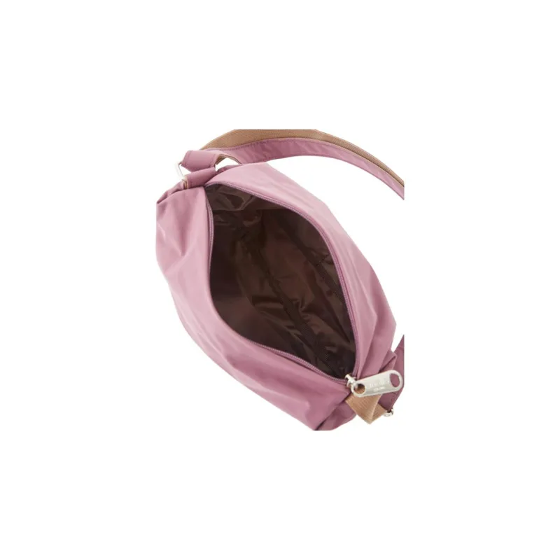 Anello Polyester Shoulder Bag Crossbody Bag Unisex Pink-1