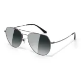 Gunmetal Frame with Gradient Green Lens