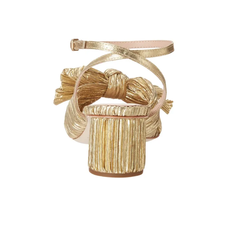 Loeffler Randall Camellia Pleated Leather Sandals-4