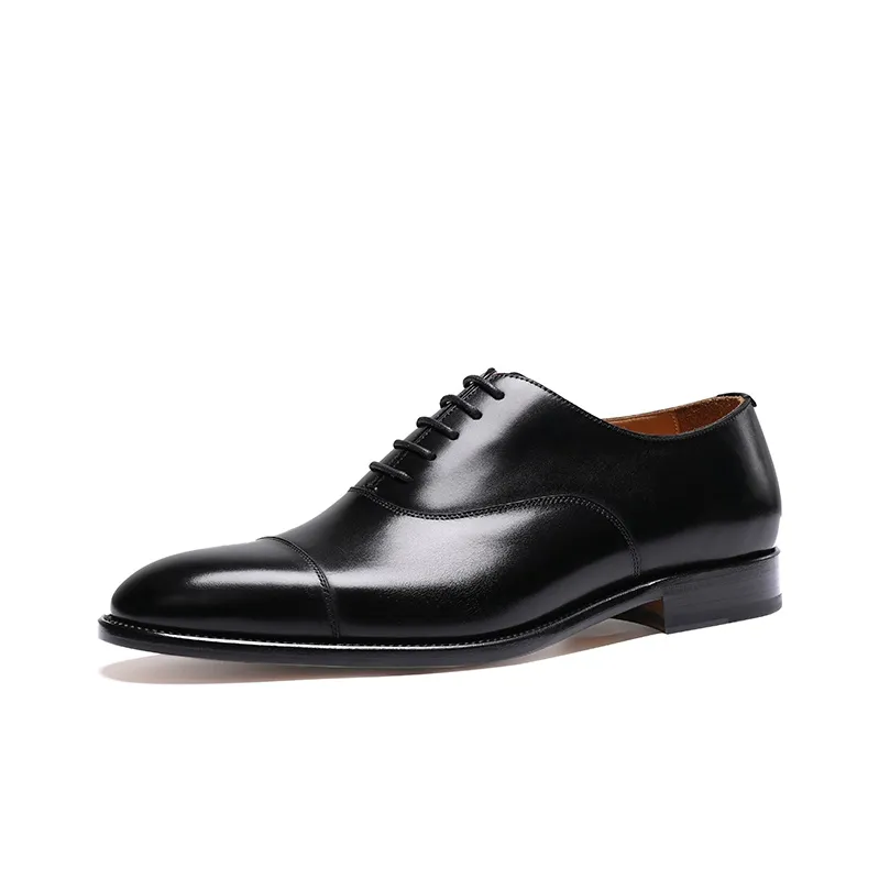 IGESHI Dress Shoes Men Low Top Apricot-1