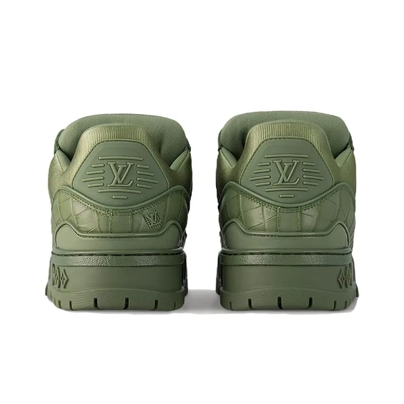 LOUIS VUITTON Lv Trainer Maxi Sneaker Khaki-3