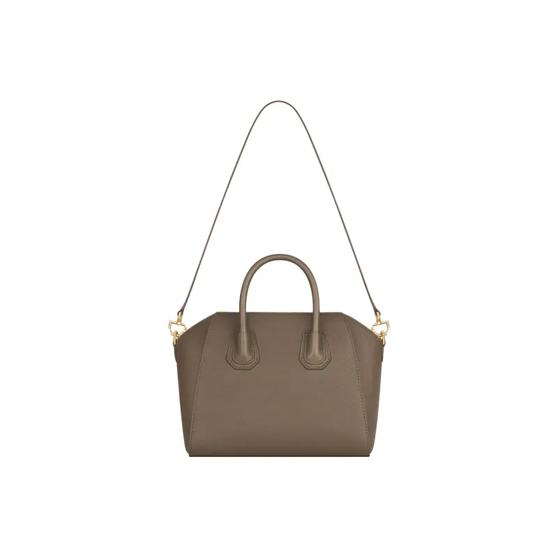 Givenchy Grained Calfskin Shoulder Bag, Crossbody Bag, Handbag Small Size Women's Taupe-1