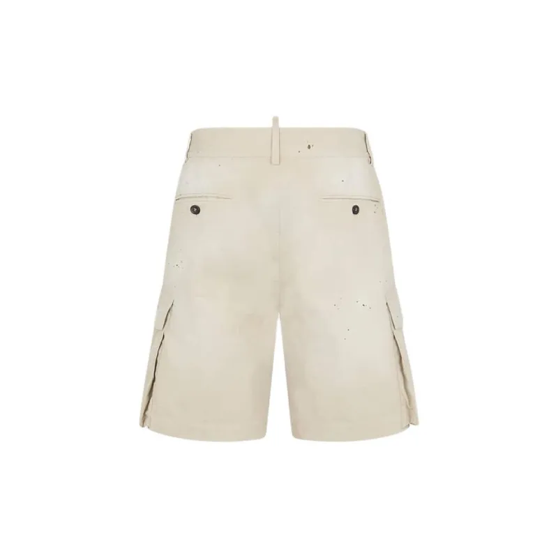 DSQUARED 2 Logo Printed Cargo Shorts-1